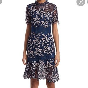 Saks Fifth Ave Exclusive Mosaic Lace Dress